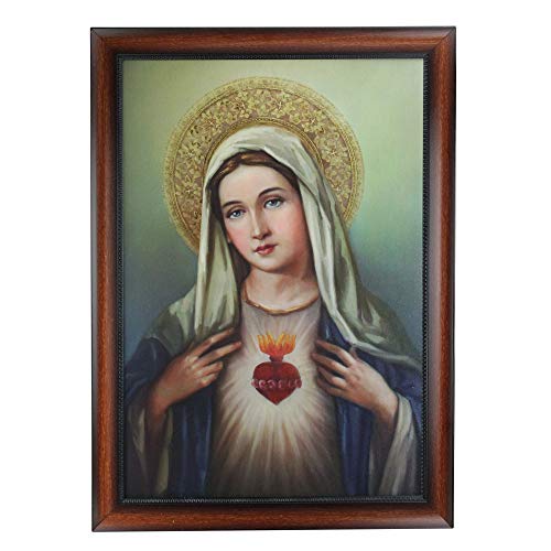 Joseph's Studio by Roman - Collection, 27" H Immaculate Heart Framed, Made from Resin, High Level of Craftsmanship and Attention to Detail, Durable and Long Lasting