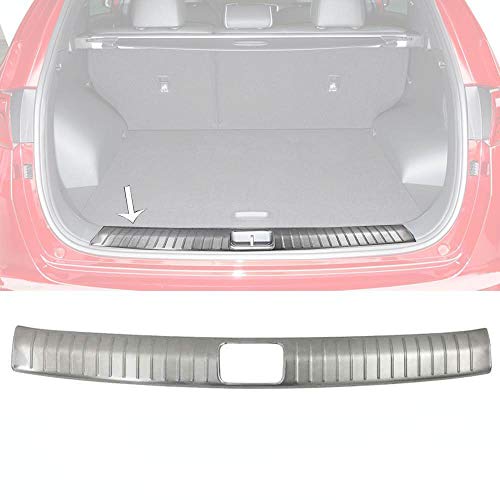 OMAC USA Fits Kia Sportage 2017-2021 | Stainless Steel Brushed Chrome Inner Trunk Bumper Sill Trim Cover Protector