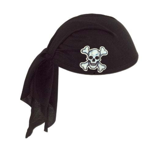 Beistle Pirate Black Scarf Hat