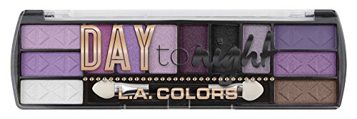 L.A. Girl COLORS Day To Night 12 Color Eyeshadow Palette, Twilight, 0.28 oz. (CES427)