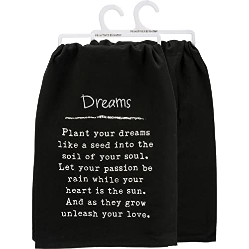 Primitives by Kathy 113189 Kitchen Towel Dreams, 28-inch, Cotton