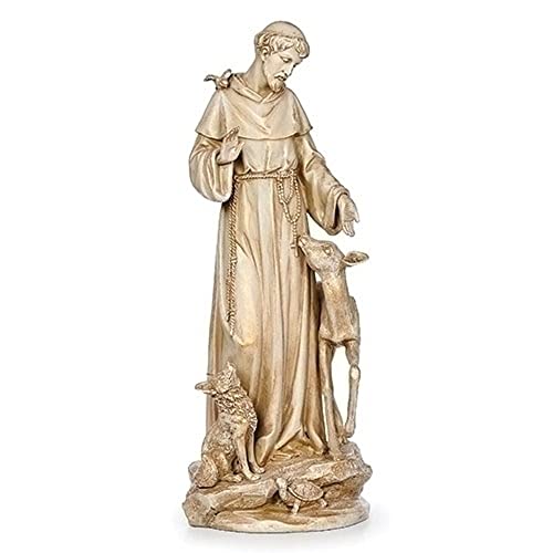 Roman Joseph's Studio St. Francis Figure Renaissance Collection, 13.5-inch Height, Home Decor