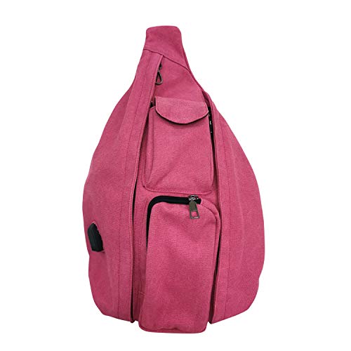Calla 50120 Nupouch Anti Theft Rucksack, Pink, Large