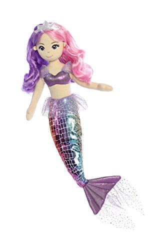 Aurora World Sea Sparkles Rainbow Mermaid Sea Iris Plush