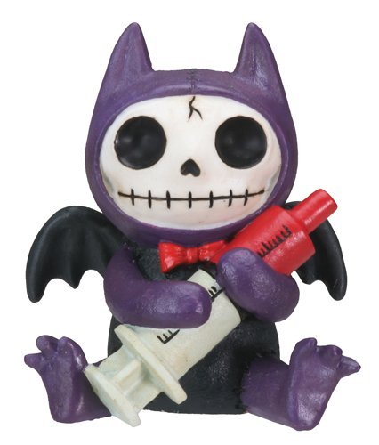 Pacific Trading Flappy Vampire Bat Furry Bones Statue Display