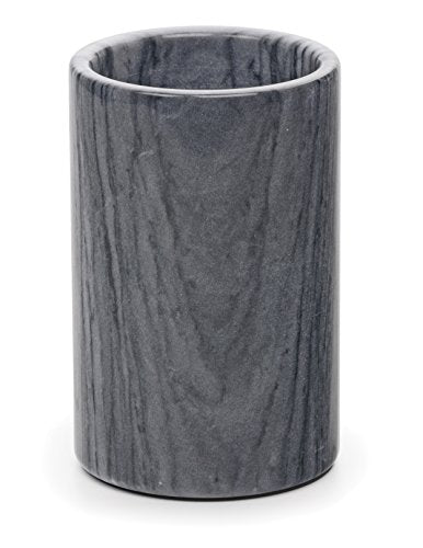 RSVP International Grey Marble Cooler, 4.5" x 7" | Use with Champagne, Wine, Beer, Kitchen Tools & More | Keeps Drinks Cold in Elegance, One Size
