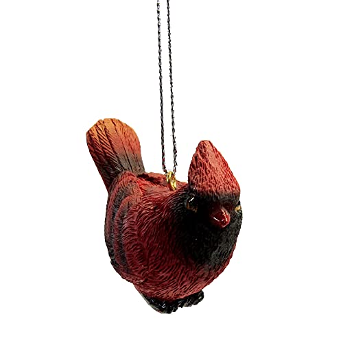 Roman Holiday Ornament Male Cardinal, 1.75", Polyresin, Christmas Good Health, Decorative Hanging Ornaments, 134091