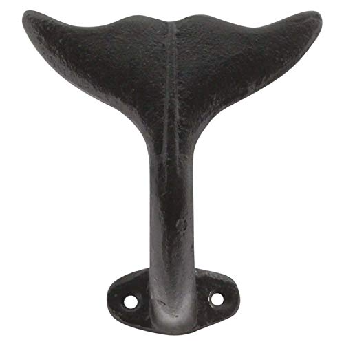 HomArt Whale Tail Wall Hook (Black)
