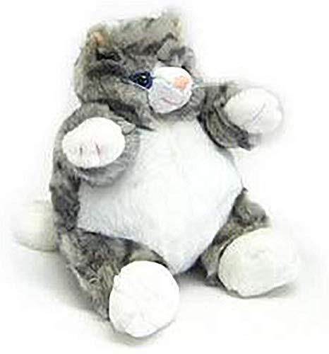 Unipak Gray Tabby Cat Baby Plumpee Plush Toy 7" H