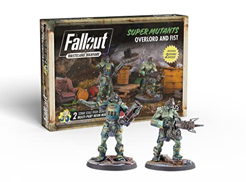 Modiphius Fallout - Wasteland Warfare - Super Mutants Overlord and Fist