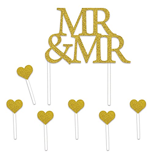 Beistle Mr and Mr Cake Topper - 1 Pc