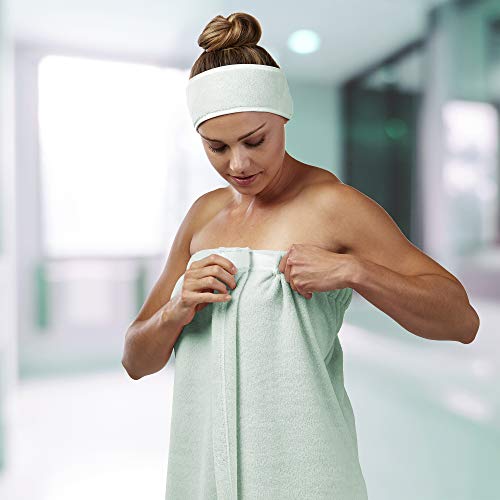 Bucky Spa Quick Drying Microfiber-Travel Shower Wrap, Aqua