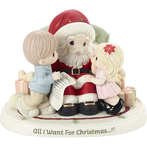 Precious Moments Family Portrait with Santa Figurine, Multi