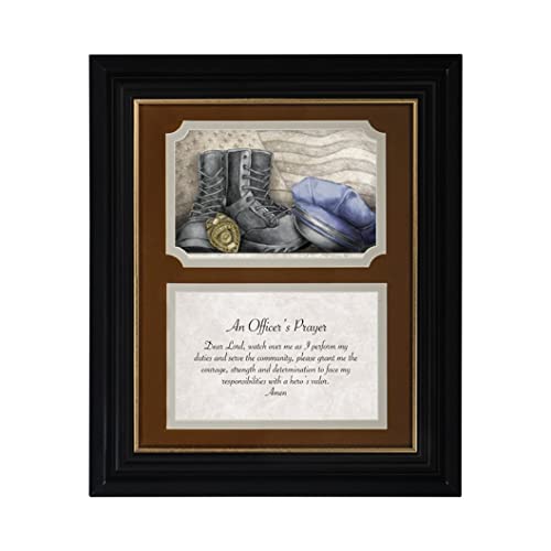 Carson 23117 Officer Framed Prayer, 12-inch Height
