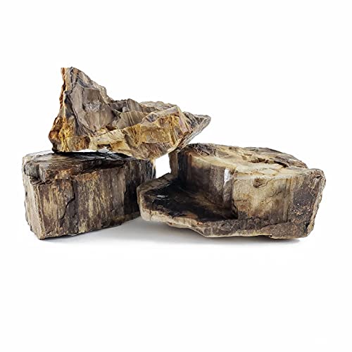 Lifegard Aquatics Canyon Petrified Aquarium Stone Large Small Size Stones 42 Lbs Case Qty