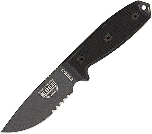 Blue Ridge Knives ESEE ES3STGB-BRK Model 3 Serrated Tactical