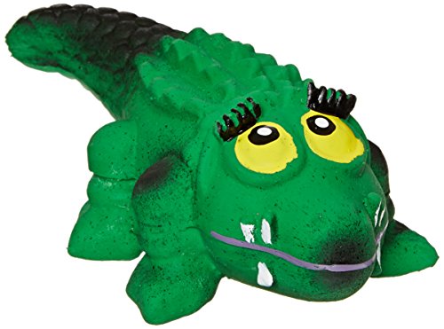 Amazing Pet Products Latex Dog Toy, 5-Inch, Mamma Crocodile