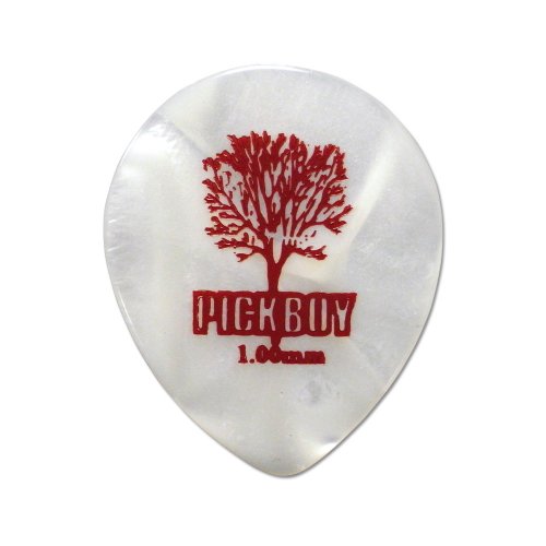 Osiamo Pickboy Round Jazz, Pearl w/Tree, Pik Pak, 1.00mm, 10 picks