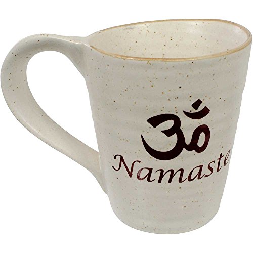 Kheops International 4Rissa Namaste Om Ceramic Coffee Tea Cup Mug