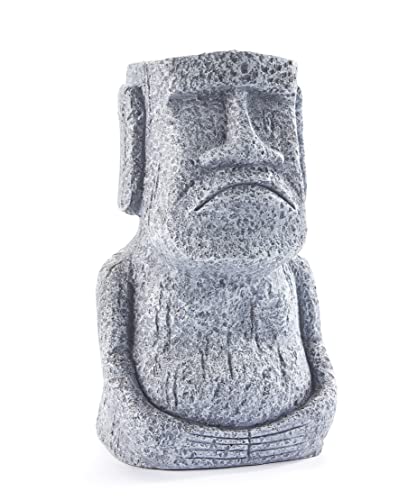 Giftcraft 718000 Oversized Easter Island Frowning Planter, 16.5-inch Height