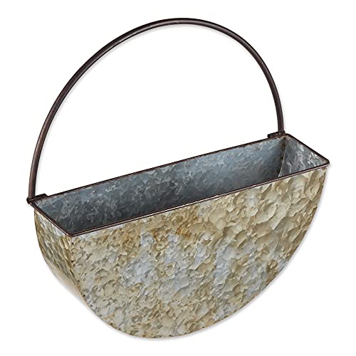 DII Design Galvanized Planter Collection Wall Hanging, 14.5x4x14.5, Iron