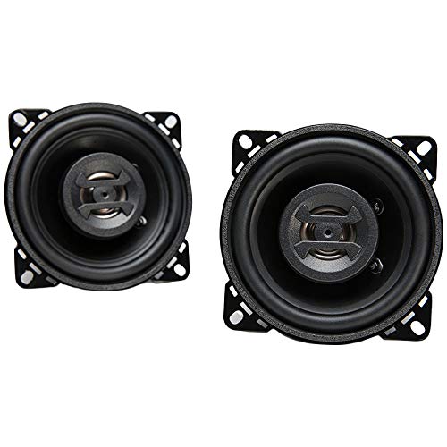 Maxxsonics Hifonics ZS4CX Zeus Coaxial Car Speakers (Black, Pair) ‚Äì 4 Inch Coaxial Speakers, 175 Watt, 2-Way Car Audio, Passive Crossover, Sound System (Grills Not Included)
