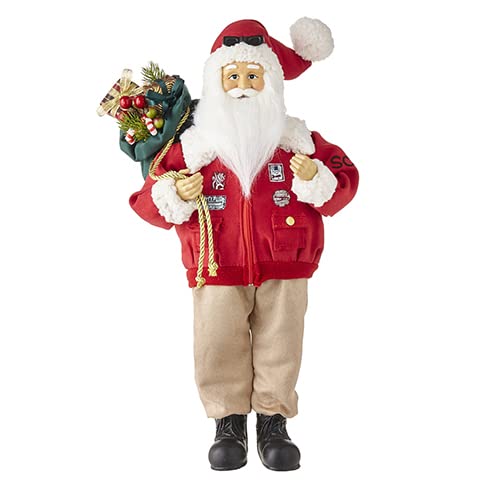 RAZ Imports 2022 Destination Christmas 19" Pilot Santa