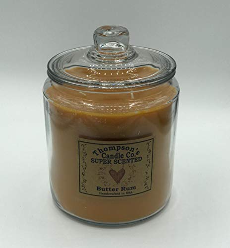 Thompson's Candle 64oz Butter Rum Cookie Jar Candle