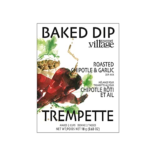 Gourmet du Village Roasted Chipotle & Garlic Baked Dip Mix .63 oz with Recipes
