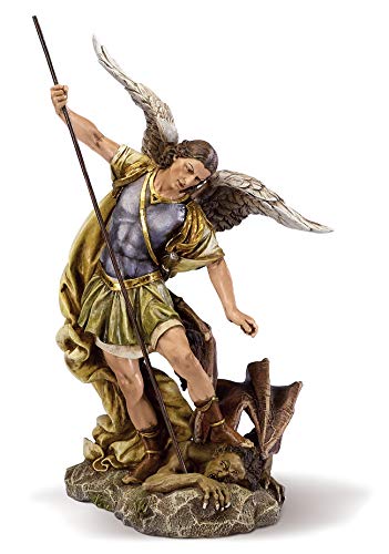 Renaissance Collection Joseph's Studio by Roman Exclusive St. Michael The Archangel Defeating Satan Figurine, 12-Inch