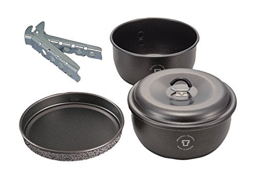 Liberty Mountain Trangia Tundra 3 Mini Non Stick Camping Cook Pot Set