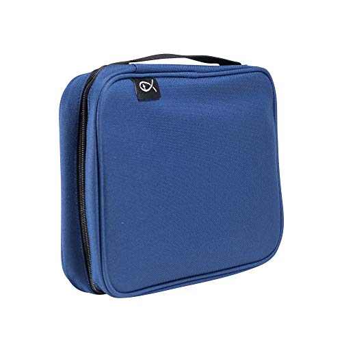 Divinity Boutique Bible Cover Basic Navy, Medium (21421)