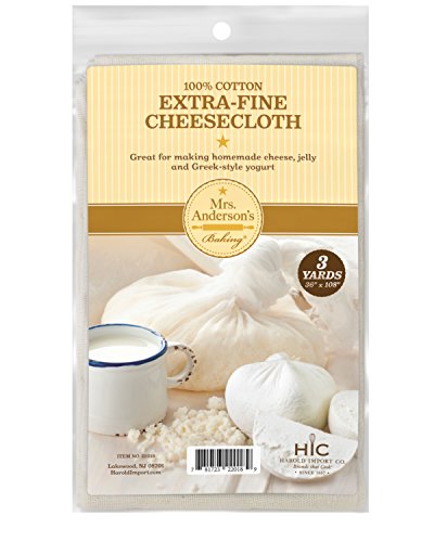 HIC Harold Import Co Mrs. Andersons Baking Extra-Fine Cheesecloth, 1 Pack