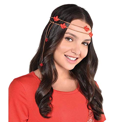 Amscan Oh Canada! Maple Leaf Boho Festival Headband - 1 pc