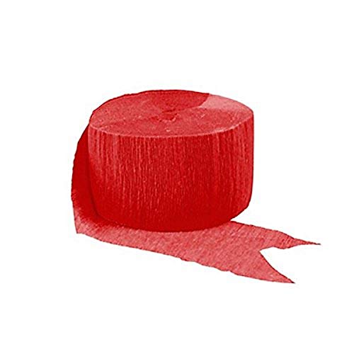 Amscan Party Crepe Streamer | Apple Red | 81&