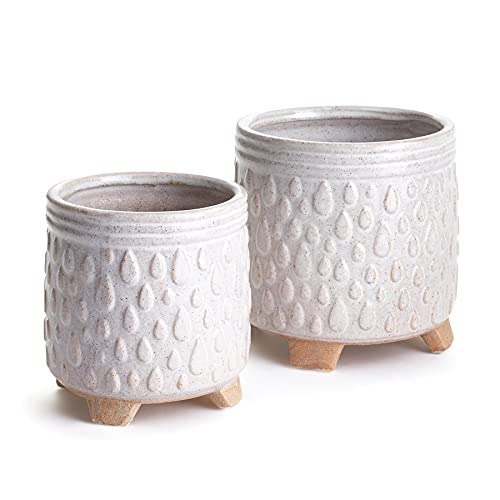 Napa Home & Garden Garden Collection-Porter Pots , Set of 2 White