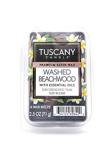 Empire Candle Tuscany Candle Washed Beachwood 2.5oz Premium Satin Wax Melts