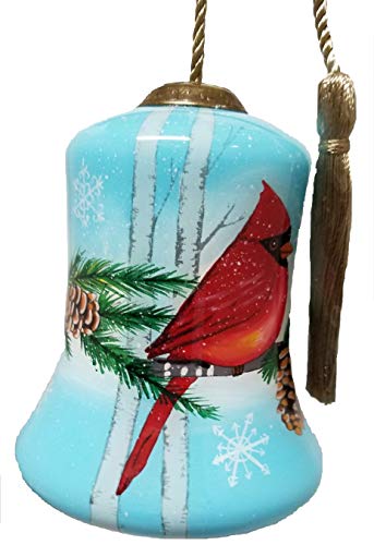 Inner Beauty Bentbrush Art Serene Forest Cardinal Christmas Ornament