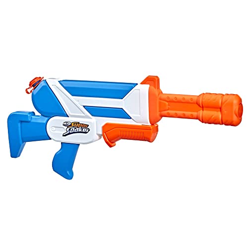 Hasbro SUPERSOAKER Nerf Super Soaker Twister Water Blaster, 2 Twisting Streams of Water, Pump to Fire, Outdoor Water-Blasting Fun for Kids Teens Adults