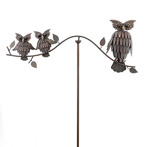 Red Carpet Studios Balancer Yard Art Stake, Owls