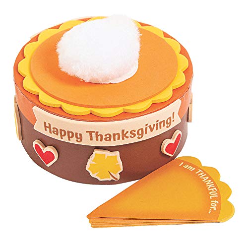 Fun Express Thankful Pumpkin Pie Box - Crafts for Kids and Fun Home Activities