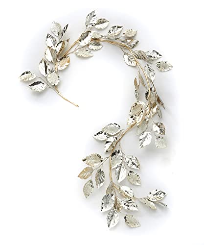 Giftcraft 681495 Christmas Champagne Garland, 47.24 inch, Plastic and Iron Wire