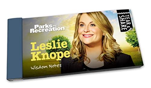 Papersalt Parks and Recreation Merchandise, Leslie Knope Wisdom Notes Funny Quotes from Parks and Rec TV Series