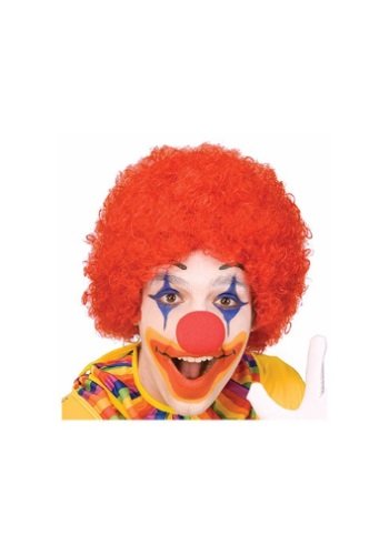 Forum Novelties Unisex Afro/Clown Wig, Red, One Size