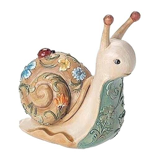 Roman 83387-4.25"H SNAIL FIGURE COLORFUL (12935) Home Decor Animal Figurines