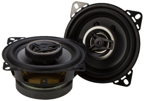 Crunch CS4CX 4-Inch Full-Range Coaxial Car Speakers, Black