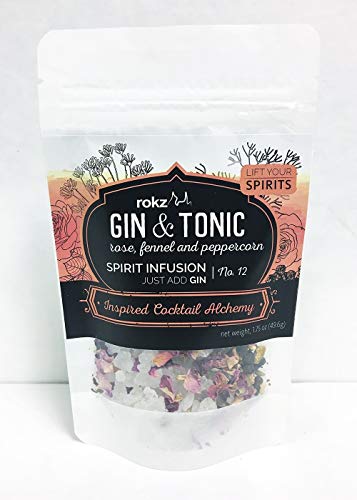 Rokz Gin and Tonic Spirit Infusion Blend for Cocktails