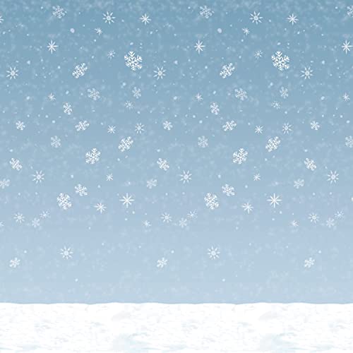 Beistle Winter Sky Backdrop Party Accessory (1 count) (1/Pkg)