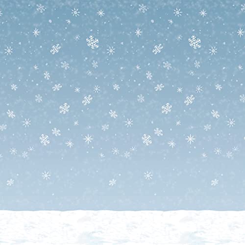 Beistle Winter Sky Backdrop Party Accessory (1 count) (1/Pkg)