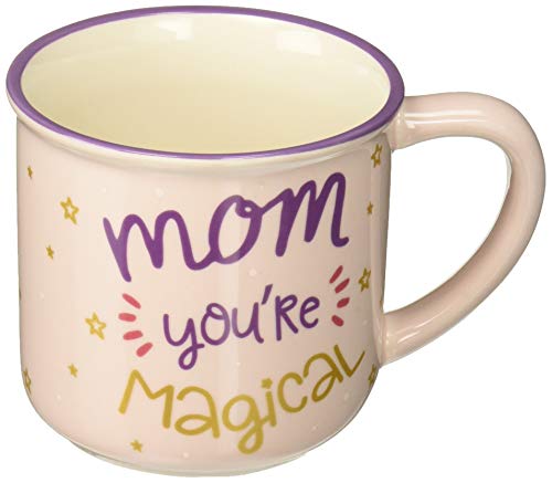 Enesco Our Name Is Mud 3.875 inches High x 4.125 inches Width x 5.75 inches Length Mom is Magical Camper Mug 16 Ounce
